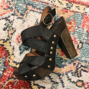 Lucky Brand - Leather Platform Heels